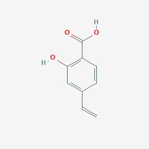 molecular formula C9H8O3 B8629158 4-Ethenyl-2-hydroxybenzoic acid CAS No. 71534-98-0
