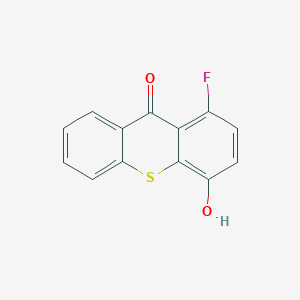 molecular formula C13H7FO2S B8629184 1-Fluoro-4-hydroxy-9H-thioxanthen-9-one CAS No. 106032-19-3