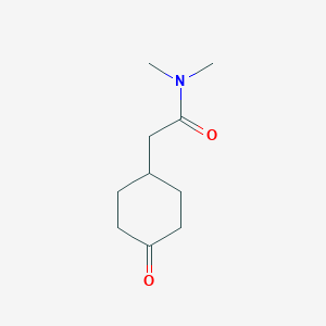 N,N-dimethyl-2-(4-oxocyclohexyl)acetamide