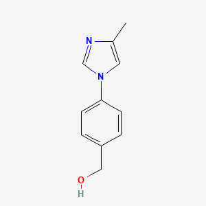 (4-(4-Methyl-1H-imidazol-1-yl)phenyl)methanol