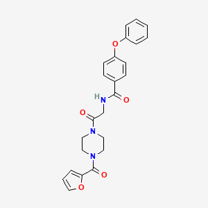 N-{2-[4-(furan-2-carbonyl)piperazin-1-yl]-2-oxoethyl}-4-phenoxybenzamide