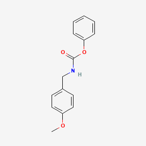 molecular formula C15H15NO3 B8629224 Phenyl N-[(4-methoxyphenyl)methyl]carbamate 