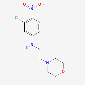 3-chloro-N-(2-morpholinoethyl)-4-nitroaniline