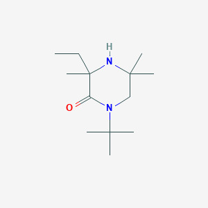 1-tert-Butyl-3-ethyl-3,5,5-trimethylpiperazin-2-one