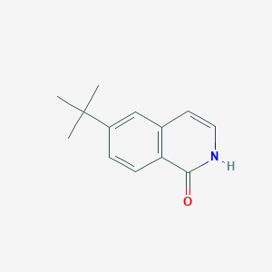 molecular formula C13H15NO B8629281 6-tert-butyl-2H-isoquinolin-1-one 