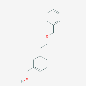 {5-[2-(Benzyloxy)ethyl]cyclohex-1-en-1-yl}methanol