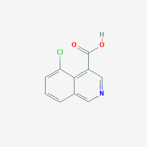 molecular formula C10H6ClNO2 B8629421 5-Chloroisoquinolin-4-carboxylic acid 