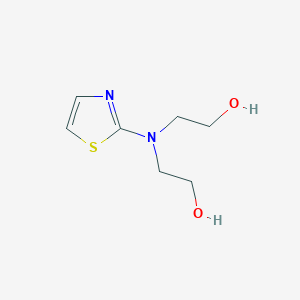 molecular formula C7H12N2O2S B8629426 2,2'-(1,3-Thiazol-2-ylimino)diethanol 