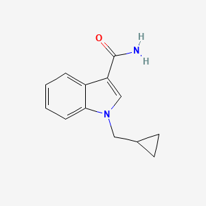 1-(cyclopropylmethyl)indole-3-carboxamide