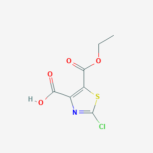 2-Chloro-5-(ethoxycarbonyl)thiazole-4-carboxylic acid
