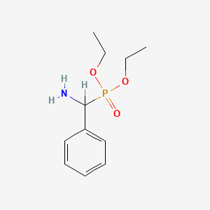 molecular formula C11H18NO3P B8629591 Diethyl amino(phenyl)methylphosphonate 