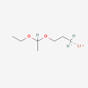 molecular formula C7H15LiO2 B8629614 [3-(1-Ethoxyethoxy)propyl]lithium CAS No. 163977-94-4
