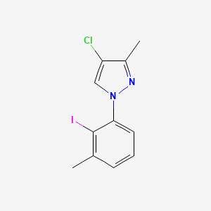 4-chloro-1-(2-iodo-3-methylphenyl)-3-methylpyrazole