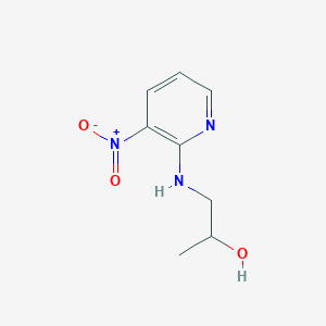 B8629717 1-[(3-Nitro-2-pyridinyl)amino]-2-propanol CAS No. 50503-14-5