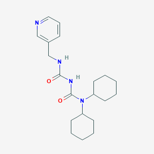 1,1-Bis-(cyclohexyl)-5-(3-pyridylmethyl) biuret