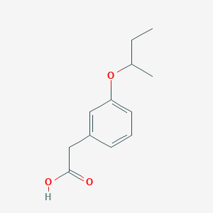 molecular formula C12H16O3 B8629850 (3-Sec-butoxy-phenyl) acetic acid 