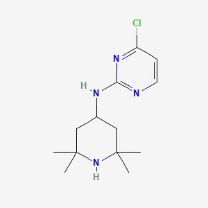 (4-Chloro-pyrimidin-2-yl)(2,2,6,6-tetramethyl-piperidin-4-yl)-amine