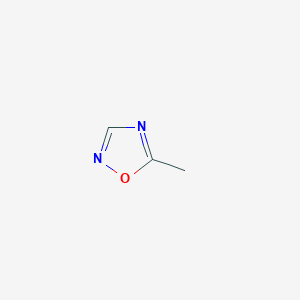molecular formula C3H4N2O B8629897 5-Methyl-1,2,4-oxadiazole 