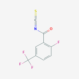 molecular formula C9H3F4NOS B8629916 2-Fluoro-5-(trifluoromethyl)benzoyl isothiocyanate 