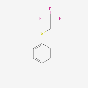 B8629949 Benzene, 1-methyl-4-[(2,2,2-trifluoroethyl)thio]- CAS No. 62158-92-3