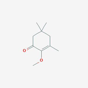 molecular formula C10H16O2 B8630018 2-Methoxy-3,5,5-trimethyl-2-cyclohexenone 