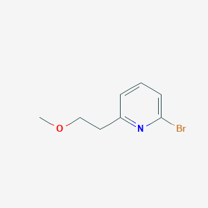 molecular formula C8H10BrNO B8630061 2-Bromo-6-(2-methoxyethyl)pyridine CAS No. 1093879-47-0