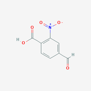 molecular formula C8H5NO5 B8630069 4-Formyl-2-nitrobenzoic acid 