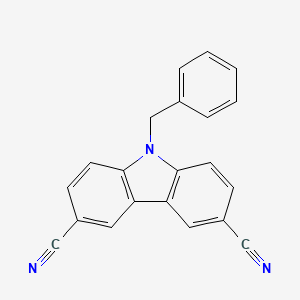 B8630070 9-Benzyl-3,6-dicyanocarbazole CAS No. 65768-90-3