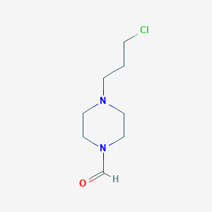 molecular formula C8H15ClN2O B8630084 1-Formyl-4-(3-chloropropyl)piperazine 