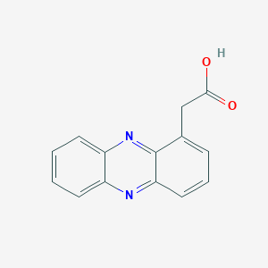 molecular formula C14H10N2O2 B8630177 1-Carboxymethyl phenazine 