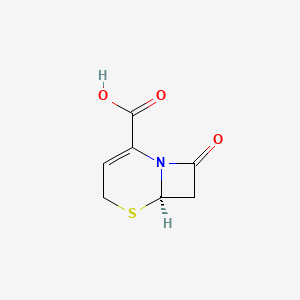 B8630197 (6R)-8-Oxo-5-thia-1-azabicyclo[4.2.0]oct-2-ene-2-carboxylic acid CAS No. 32652-46-3