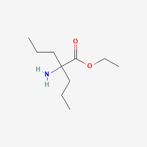 molecular formula C10H21NO2 B8630198 Norvaline, 2-propyl-, ethyl ester 