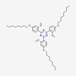 Phenol, 2,2',2''-(1,3,5-triazine-2,4,6-triyl)tris[5-(octyloxy)-