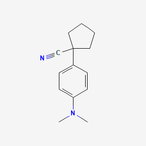 1-Cyano-1-(4-dimethylaminophenyl)cyclopentane