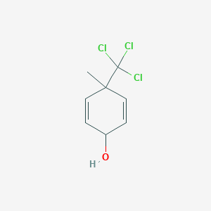 B086304 4-Methyl-4-(trichloromethyl)cyclohexa-2,5-dien-1-ol CAS No. 13630-61-0