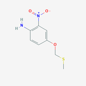 4-[(Methylsulfanyl)methoxy]-2-nitroaniline