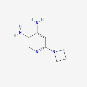 3,4-Pyridinediamine, 6-(1-azetidinyl)-