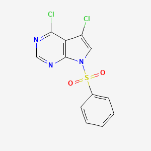 4,5-dichloro-7-(phenylsulfonyl)-7H-pyrrolo[2,3-d]pyrimidine