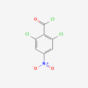 molecular formula C7H2Cl3NO3 B8630519 2,6-Dichloro-4-nitrobenzoyl chloride CAS No. 88135-16-4