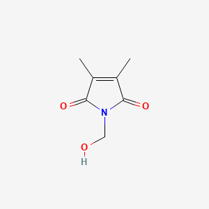 molecular formula C7H9NO3 B8630579 N-(hydroxymethyl)dimethylmaleimide CAS No. 14342-18-8