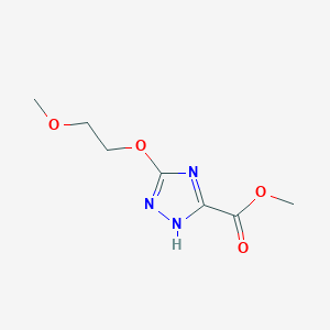 methyl 5-(2-methoxyethoxy)-4H-1,2,4-triazole-3-carboxylate