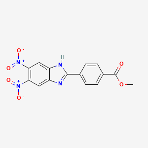 Methyl 4-(5,6-dinitro-1H-benzimidazol-2-yl)benzoate