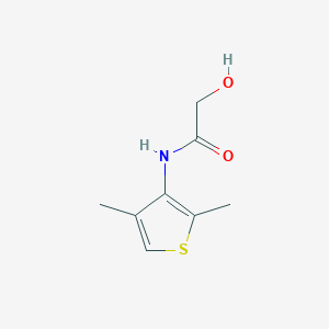 N-(2,4-Dimethylthiophen-3-yl)-2-hydroxyacetamide