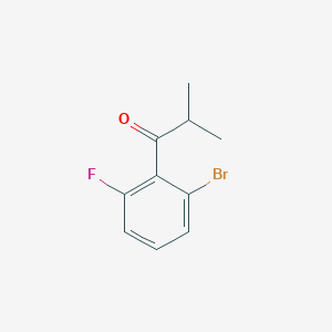 1-(2-Bromo-6-fluorophenyl)-2-methylpropan-1-one