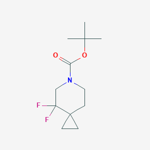 molecular formula C12H19F2NO2 B8630756 tert-Butyl 4,4-difluoro-6-azaspiro[2.5]octane-6-carboxylate 