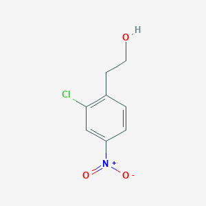 molecular formula C8H8ClNO3 B8630793 2-(2-Chloro-4-nitrophenyl)ethanol CAS No. 69395-15-9