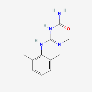N-[N-(2,6-Dimethylphenyl)-N'-methylcarbamimidoyl]urea