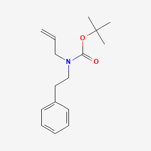 molecular formula C16H23NO2 B8630835 Allyl-phenethyl-carbamic acid tert-butyl ester 