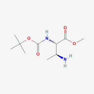(2S,3S)-Methyl3-amino-2-((tert-butoxycarbonyl)amino)butanoate