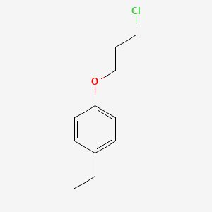 molecular formula C11H15ClO B8630871 1-Chloro-3-(4-ethylphenoxy)propane 